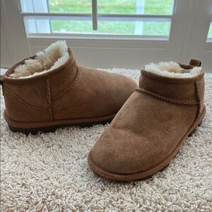 Kirkland Shearling Kids Brown Boots - Size US Kids 1